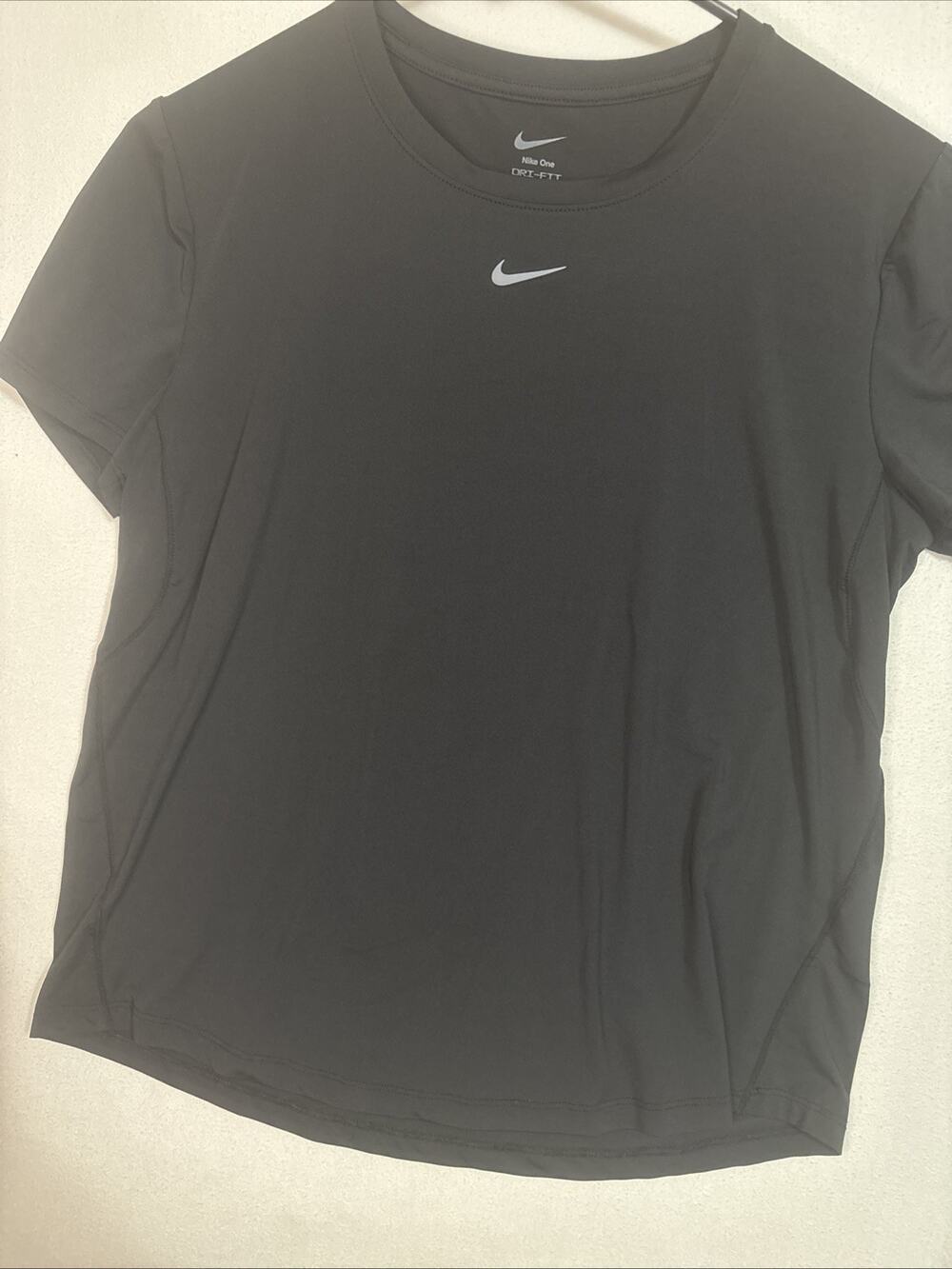 Nike One Dri-FIT Women’s Small Short Sleeve Performance Training Top Black